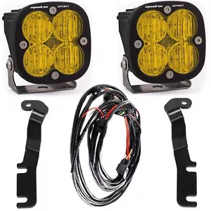 Baja Designs Squadron Amber Wide Cornering LED Ditch Lights for 16-23 Tacoma - Picture 1 of 3