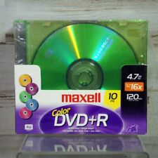 Maxwell Color DVD+R 10-Pack Blank Media