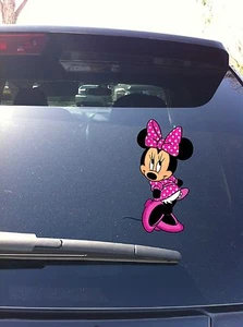 02-11 Minnie Mouse Bashful Auto Fenster Vinyl Aufkleber Sticker - Bild 1 von 2