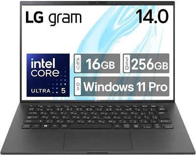 LG gram 14-inch Memory 16GB SSD 256GB Core Ultra 5 125H Ultralight weight 1120g - Image 1 of 4