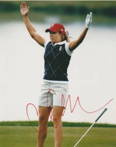 CRISTIE KERR SIGNED LPGA GOLF 8x10 PHOTO #3 Autograph PROOF - Foto 1 di 2
