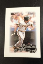 1989 Topps Baseball Mini Leaders #30 Bobby Bonilla - Pittsburgh Pirates