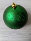 23 Christmas Green Globe Ornaments 12  around, hooks/string not included, TSC