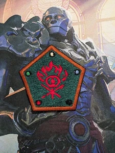 MTG, 2-inch,Guilds of Ravnica, Gruul Clans ,Sew-On Patch-Clothing, Hats, jeans - Picture 1 of 2