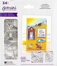Crafter's Companion Gemini Stamps &amp; Dies-Life's A Beach