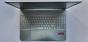 HP 15s-eq1031ne Laptop 15.6-Inch Ryzen 3-3250U Processor 4GB RAM 256GB SSD - Picture 1 of 8