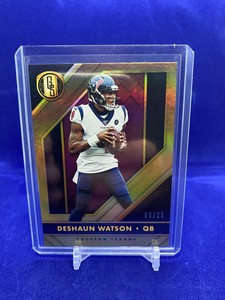 2020 Gold Standard Deshaun Watson Rose Gold Parallel 6/25 SP Houston Texans