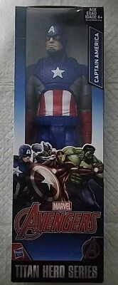 FIGURA B003 CAPITÃO AMÉRICA VINGADORES TITÂNIO HERÓI EUROPEU 12" - Imagem 1 de 4