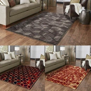 New Large (Luxor) Rugs Living Room Carpet Mat Rug Runner Modern Bedroom Carpets - Picture 1 of 56