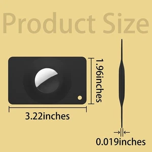 Leichtes Silikon f��r Brieftaschenclip erh?ltlich in den Farben Schwarz und Wei - Afbeelding 1 van 14