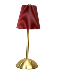 Cordless Table Lamp Rechargeable,Fabric Shade Small Desk Lamp, Dimmable LED - Picture 1 of 7