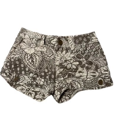 Y2K Vintage Low Rise Unionbay Womens 1 2” Zipper  Floral Paisley Hippie Boho - Image 1 of 4