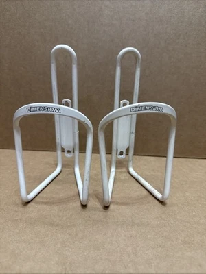 Dimension White Aluminum Water Bottle Cages - Imagem 1 de 4