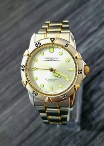 Vintage Rare Retro Men's Waltham Prestige Dive Watch In Box - Picture 1 of 12
