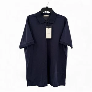 Rye 51 Shirt Mens 2XL Navy The Holden Double Knit Short Sleeve Polo Casual - Picture 1 of 8