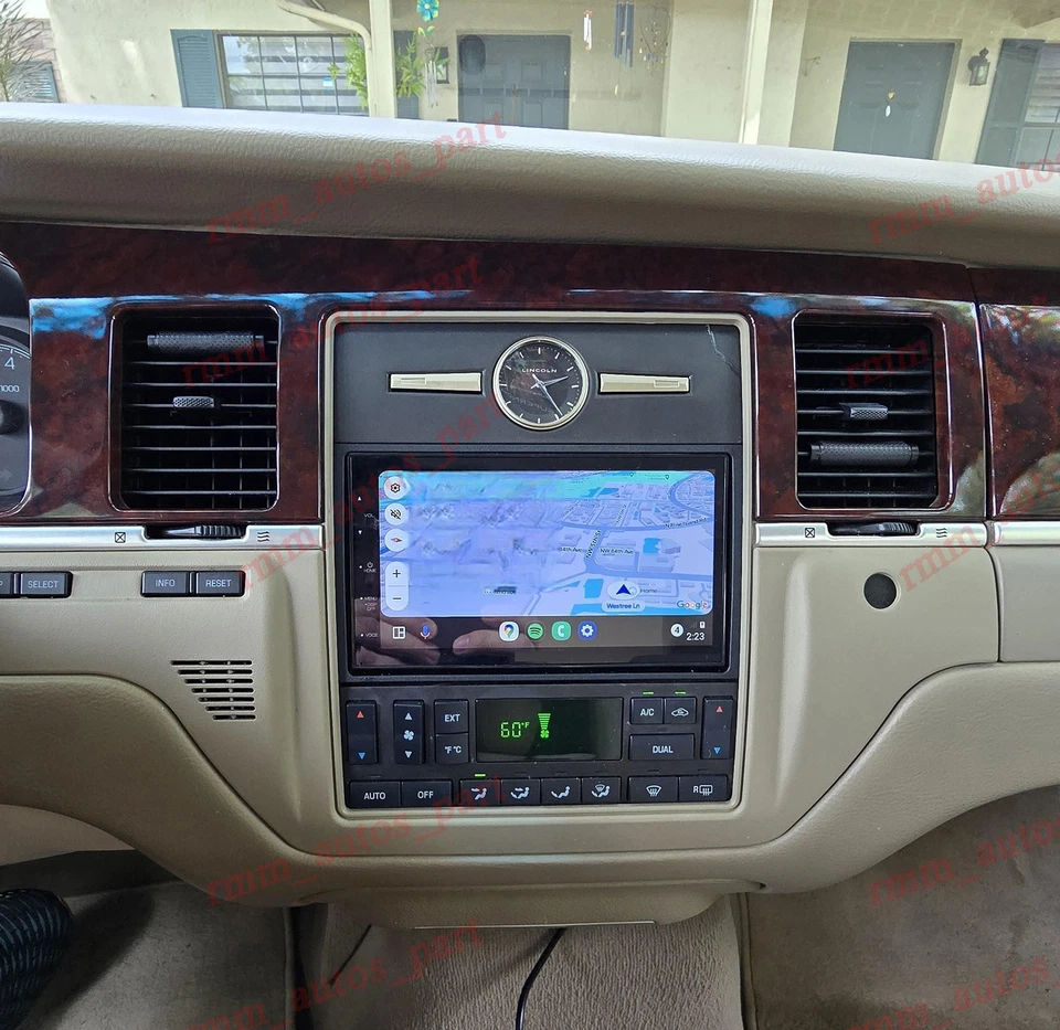 For Lincoln Town Car 2003-2011 Carplay Android 14 Car Stereo Radio GPS NAVI WiFi - Image 1 of 4