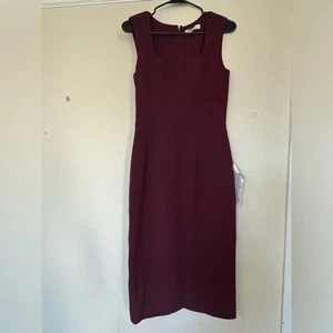 Kleid The Population Elle Burgund Herzausschnitt Cocktailkleid Neu mit Etikett Gr. M - Bild 1 von 8