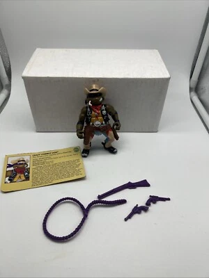 Crazy Cowboy Don 100% Complete Teenage Mutant Ninja Turtle TMNT 1992 Playmates - Image 1 of 4