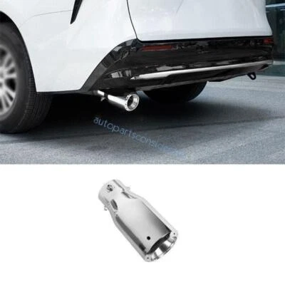Tubo de escape trasero de acero plateado para Toyota Sienna 2021-2023 2025 Foto 1 de 3