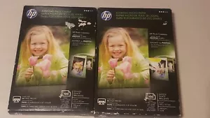 NUEVO LOTE de 2 Papel Fotográfico Diario HP 100 Hojas BRILLANTE 4x6 Q5440A. P4 - Imagen 1 de 3