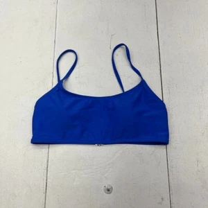 Blue U-Neck Padded Bikini Top Girls Size 14 NEW - Picture 1 of 5