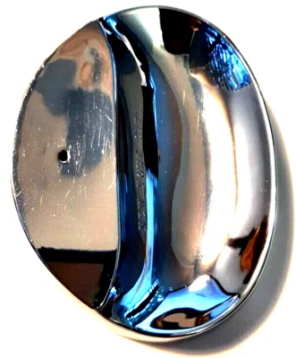 Jabonera cromada vintage de hotel de la ciudad de Nueva York lujosa sensación vintage Foto 1 de 3