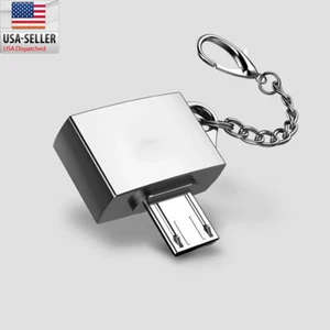 Mini Metal Micro USB To USB 2.0 OTG Adapter Converter For OTG Smart Phone - Picture 1 of 6