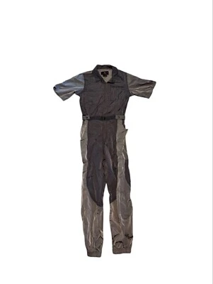 Macacão Vintage Air Jordan Tamanho Pequeno Cinza Spellout One Piece - Imagem 1 de 4