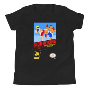 Kickboxing UFC MMA Fight Gym Wear Nintendo Youth Child Kid T-Shirt - Picture 1 of 9