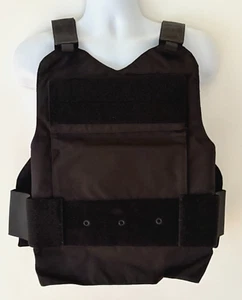 Tactical Vest SECOND CHANCE Male Airtrac Armor Carrier Side Open M/L Long Black - Picture 1 of 11
