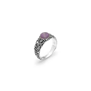 Anello Giovanni Raspini Perlage Argento 925 Ametista 11801 misura 16 - Picture 1 of 1