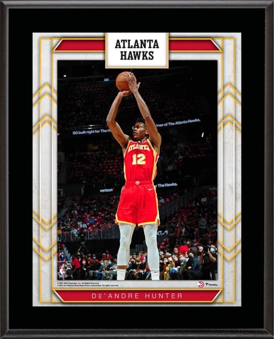 De'Andre Hunter Atlanta Hawks 10.5" x 13" Sublimated Player Plaque Cover