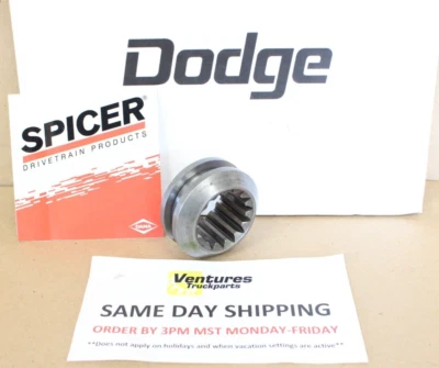 Dodge W150 W200 W250 1/2 y 3/4 toneladas Dana 44 4x4 15 estrías cuello deslizante 42998 Foto 1 de 4