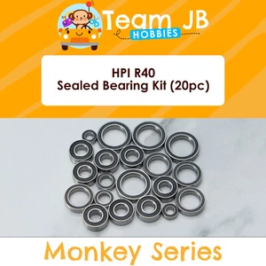 HPI R40 - 20 Pcs Rubber Sealed Bearings Kit - Picture 1 of 2