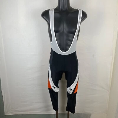 Voler Bike Barn Racing Size Large Padded Cycling Bib Pants Orange Black - Изображение 1 из 4
