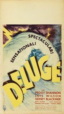 Deluge (1933) Peggy Shannon Sidney Blackmer sci fi cult movie poster print