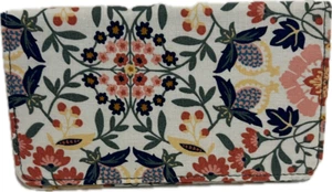 VERA BRADLEY WOMENS COTTON CHECKBOOK COVER CASE WALLET ENCHANTED MANDALA NEW - Picture 1 of 4