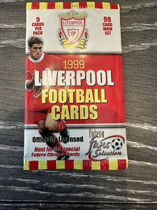 Futera Fans Selection Liverpool 1999 Football Trading card sealed packet 5 Cards - Picture 1 of 2