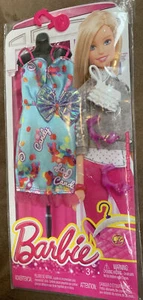 BARBIE MATTEL DRESS & ACCESSORIES CANDY POP SHIMMERING SUPER CUTE!! - Picture 1 of 2