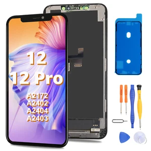 For iPhone 12 LCD Screen Replacement Premium HQ Retina Display Touch Digitizer - Picture 1 of 15