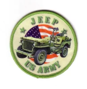 U.S ARMY JEEP (Ecusson/Patch Souvenir) - Foto 1 di 1