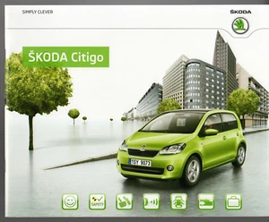 Skoda Citigo 2012 Export Markets Sales Brochure In German - Picture 1 of 1
