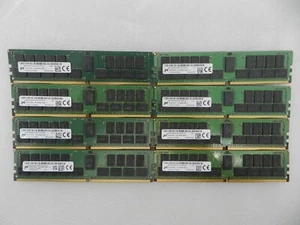 Micron MTA36ASF4G72PZ-2G6D1 2RX4 32GB DDR4 PC4-2666V ECC Server Memory(Lot of 8) - Picture 1 of 3
