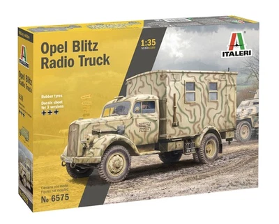 1:35 Italeri Opel Blitz Ehinheitskoffer Radio Truck Kit IT6575 Modellino - Immagine 1 di 4