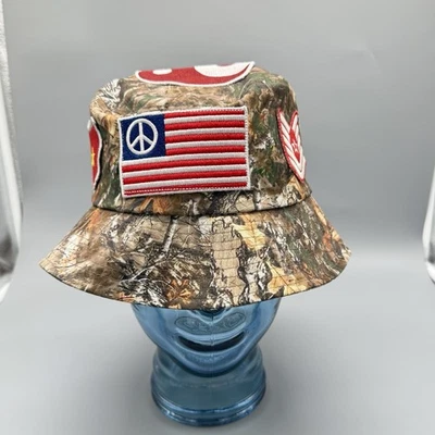 Coney Island Picnic Camo Patch Bucket Hat Urban Outfitters One Size USA Patch - Image 1 of 4