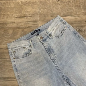 Jeans Calvin Klein CK DE COLECCIÓN AÑOS 90 y2k tiro alto recto desgastado lavado claro 30 - Imagen 1 de 16