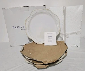 Nuevo Juego de 4 Platos de Cena de Cerámica Casa Princesa 1304 Platos Pabellón - Imagen 1 de 9