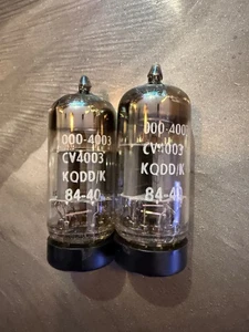 Pair of Mullard KQDD/K M8136 CV4003 Box Plate Valves NOS Original Boxed - Picture 1 of 4
