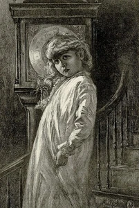A Christmas Vigil by Frank French 1888, 4x6 reprint Harper's Young People - Picture 1 of 1
