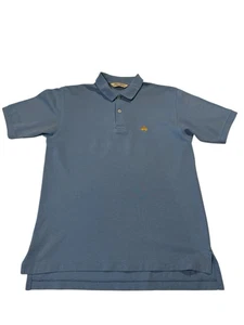 Brooks Brothers Golden Fleece Polo Shirt 100% Cotton Blue Vintage Size Small - Picture 1 of 6